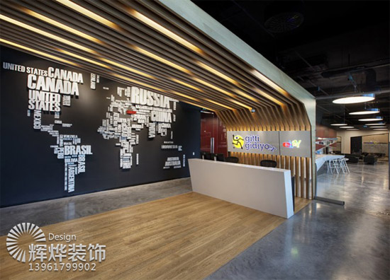 極具個人風格的辦公室背景墻該如何設計？