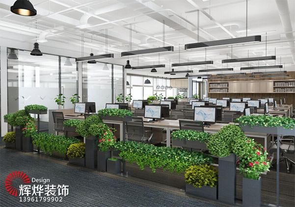 無(wú)錫辦公樓裝修辦公區