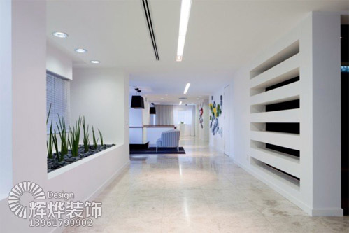 無錫辦公樓裝潢走廊